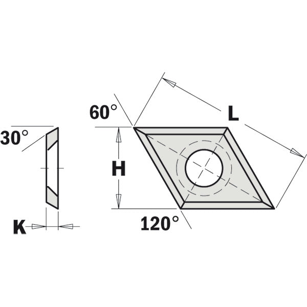 STANDARD REVERSIBLE KNIVES 4 CUTTING EDGES 30?