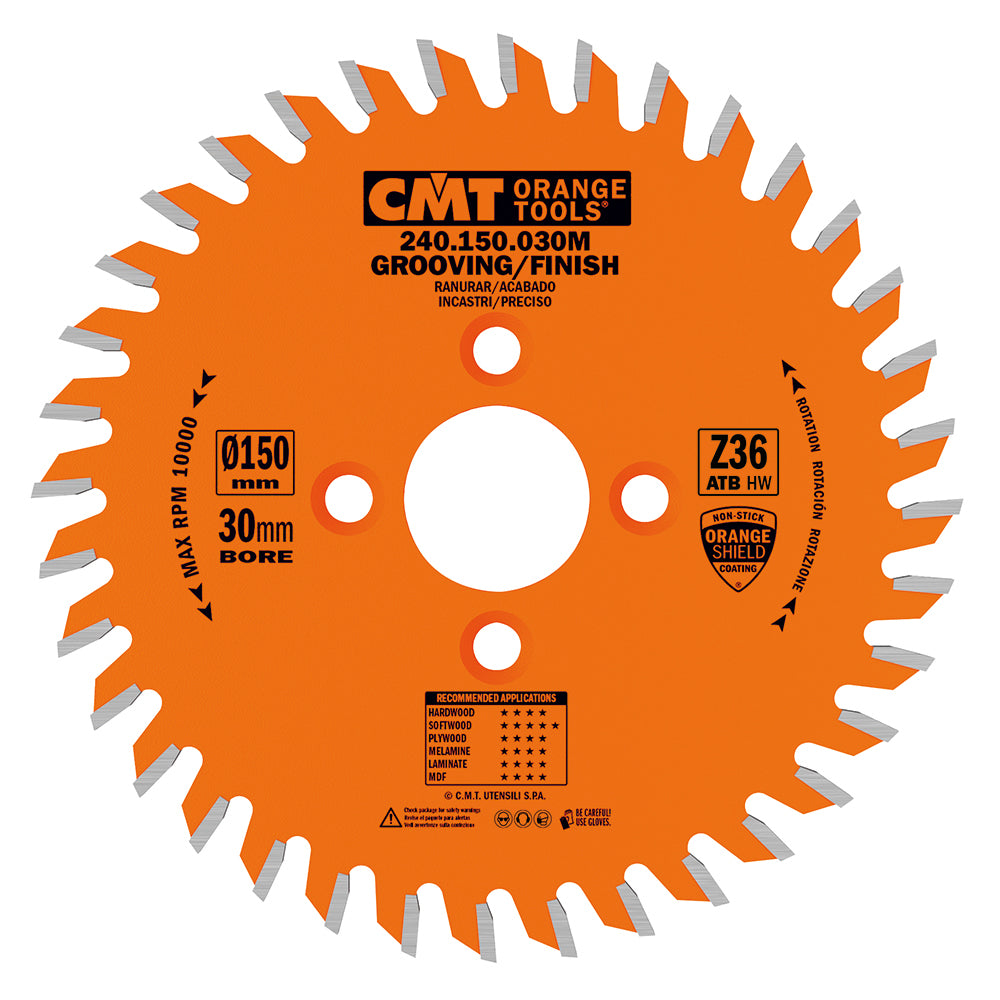GROOVING SAW BLADE 150X3/2.2X30   Z=36 FLAT
