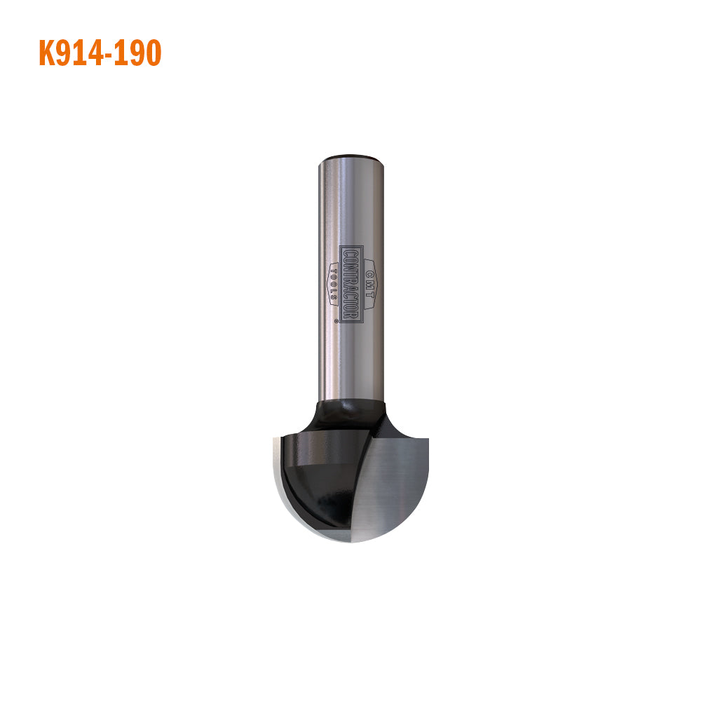 ROUND NOSE BIT HW Z2 S=8 D=19x12.7x46 R=9.5 RH