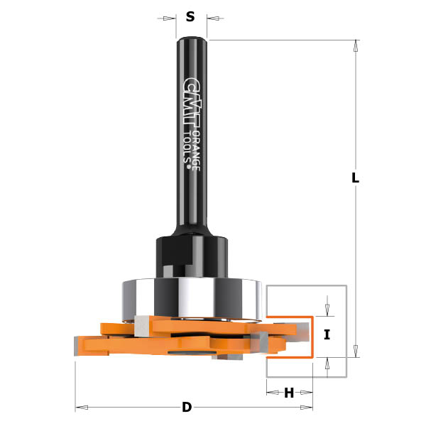 SLOT CUTTER Z3 S=6.35 D=47.6x7 H=9.5
