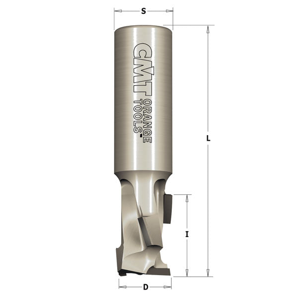 Sp.Router Bit Z1+1 5-Dp S=3/4 D=3/4X1-3/4X4-1/8 Rh