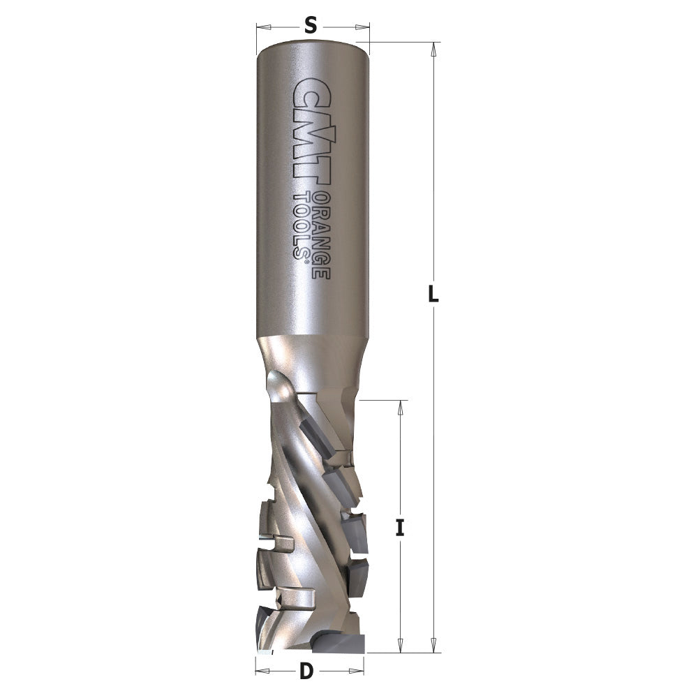 Spiral Router Bit Z2+2 8-Dp (Pcd) D=20X36X95 S=20 Rh