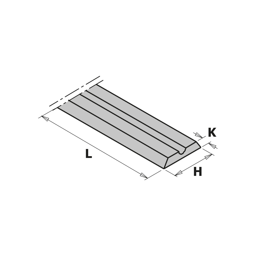 HWM-KNIFE 75.5x5.5x1.1mm