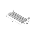 N.2 Knives Hwm 80.5X5.5X1.1Mm (Hv10=1400)