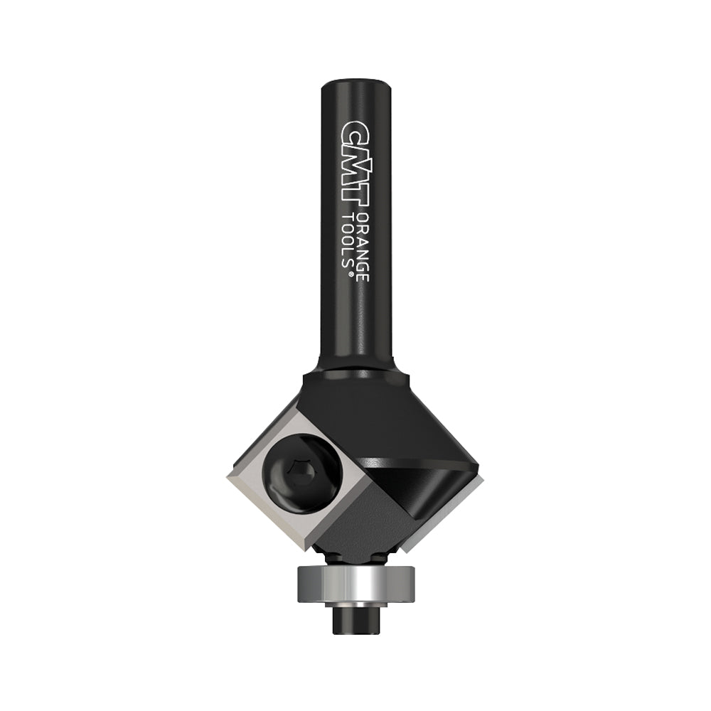 Hw Chamfer Router Bit W/Knife  Z2  S=6  D=25X11X63   22?   R