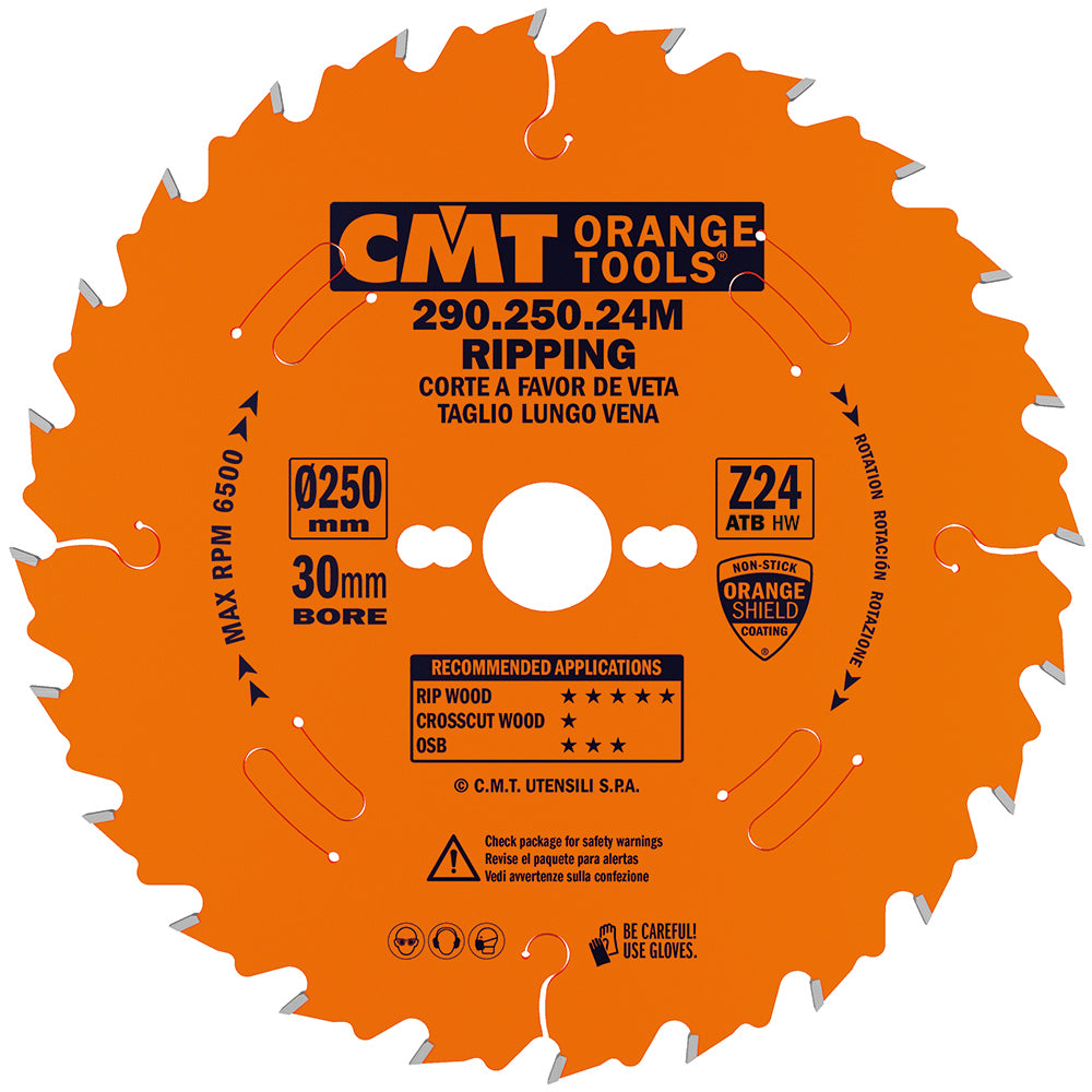 Ripping Saw Blade 235X2.8X30 Z24 10Atb
