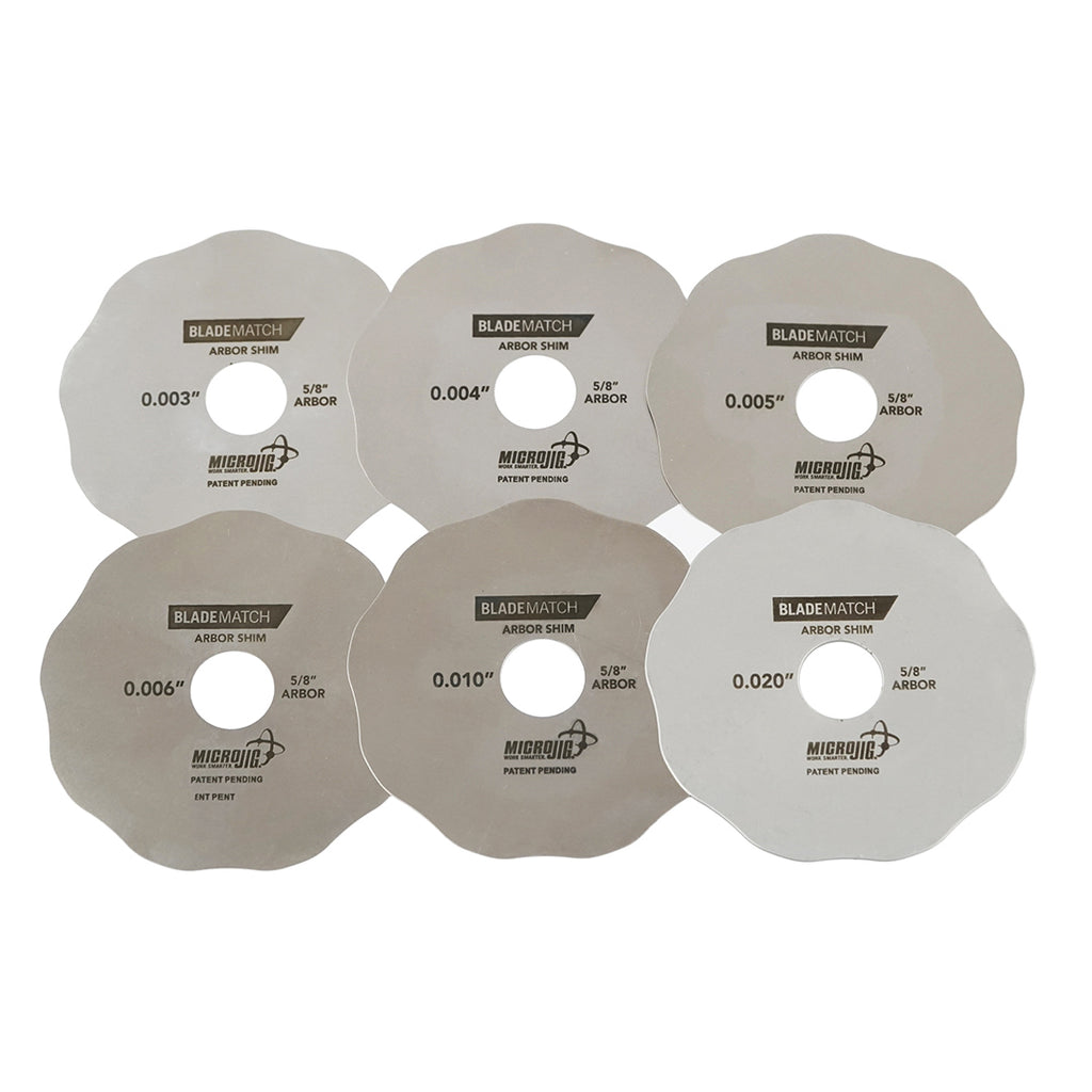 BLADEMATCH Arbor Shims