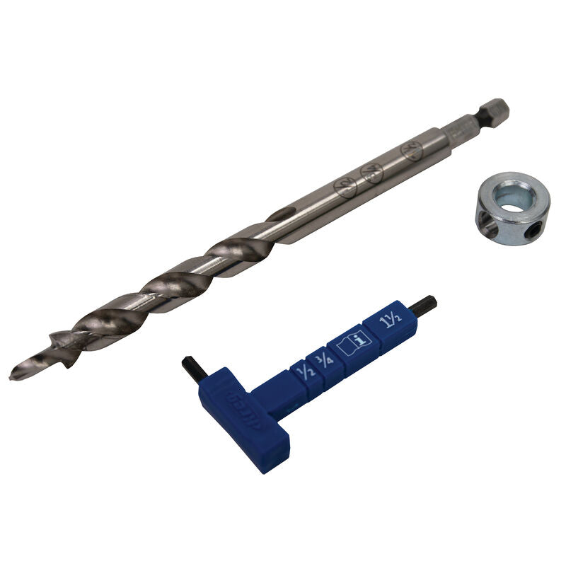 Kreg Easy-Set Drill Bit with Depth Gauge / Collar / Wrench