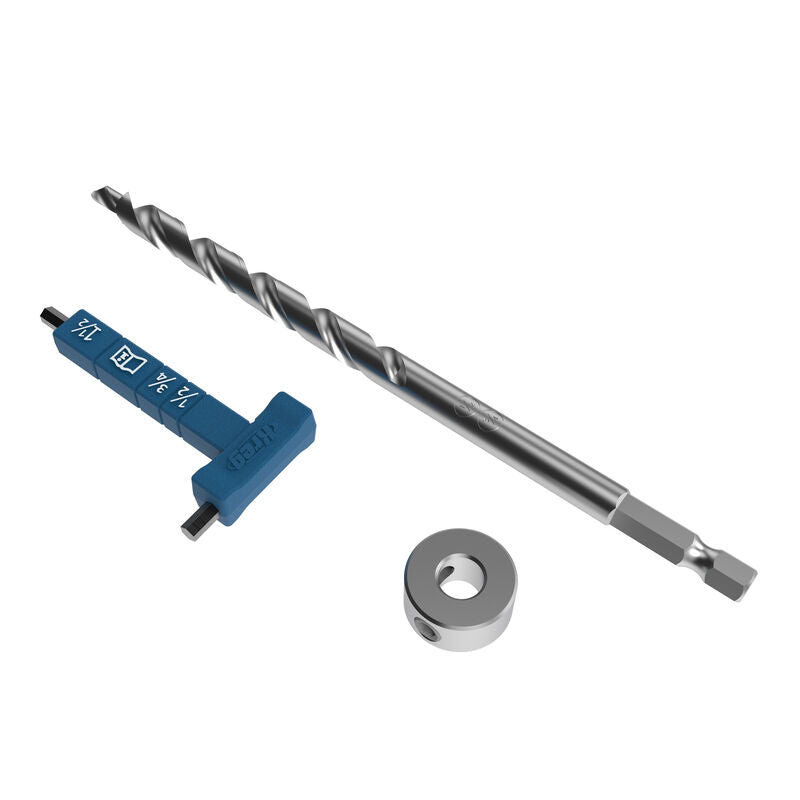 Kreg Jig 520 Micro Drill Bit, Stop Collar & Wrench