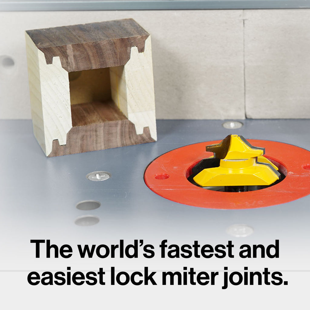 FITFINDER Lock Miter Router Bit (1/2" Shank)