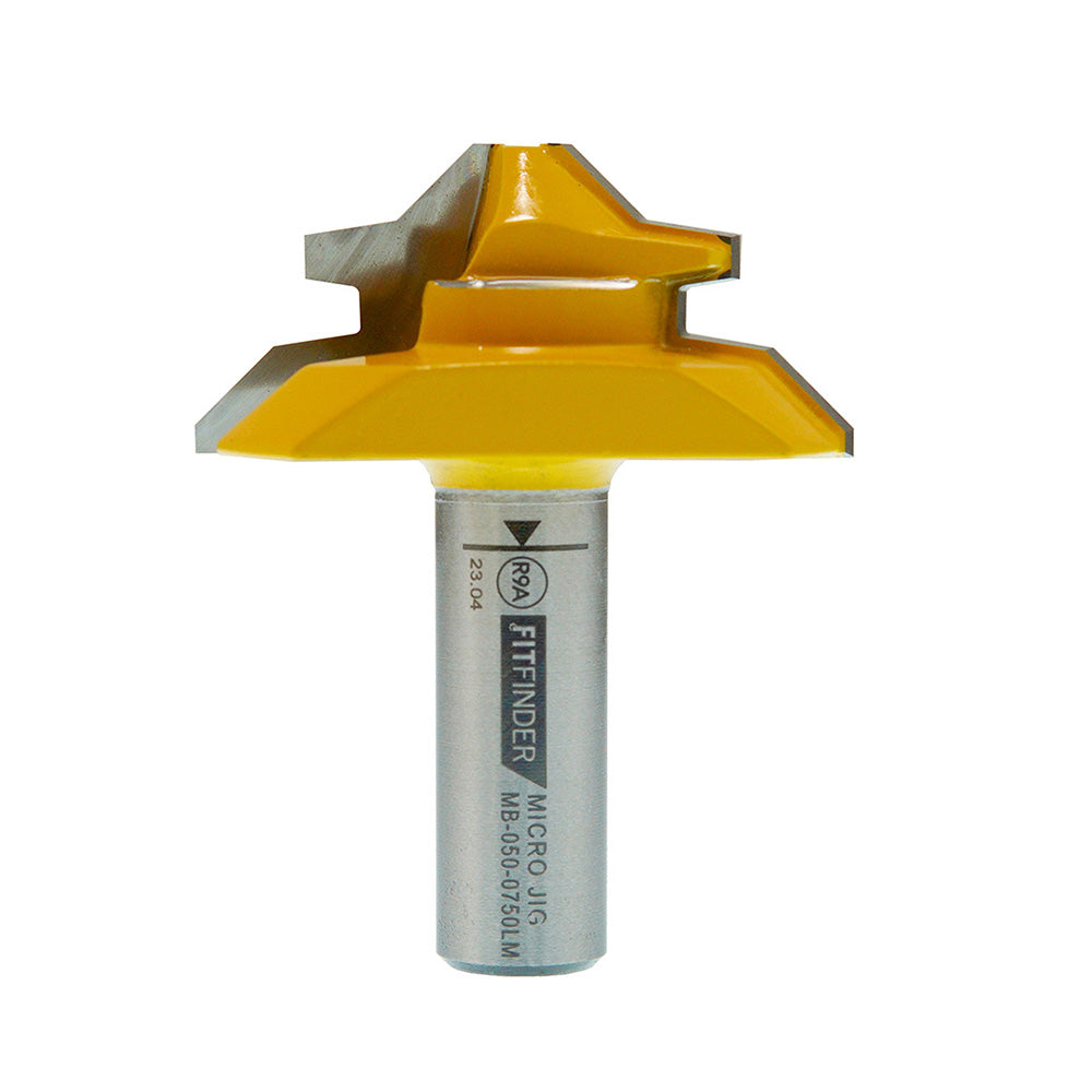FITFINDER Lock Miter Router Bit (1/2" Shank)