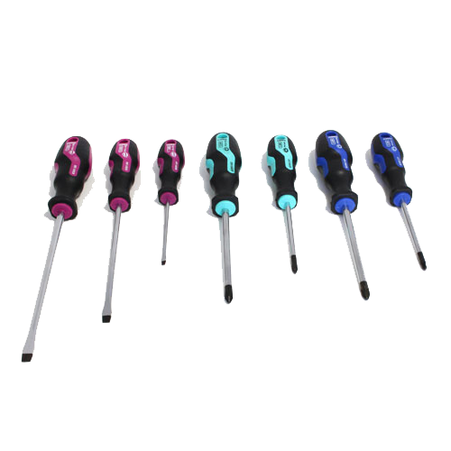 Screwdriver set. S LINE PROFI 7 dln