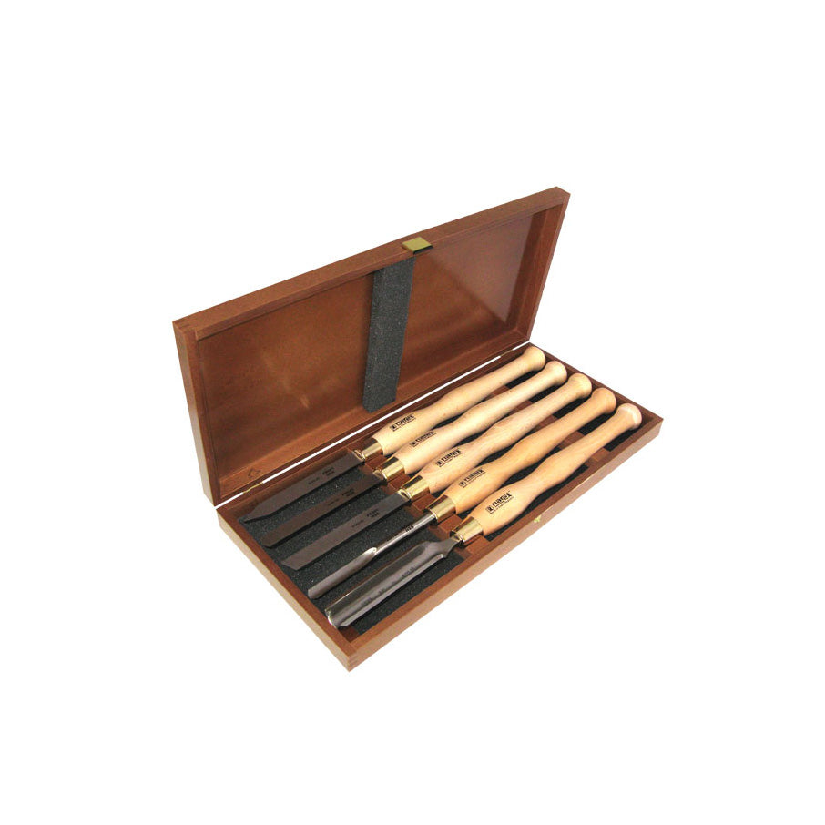Set of woodturning chisels, HSS LINE PROFI 5 dílná