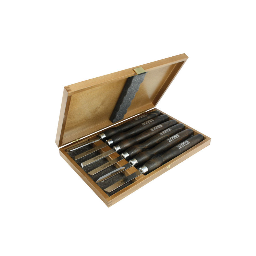 Set of woodturning chisels, STANDARD LINE 6 dílná