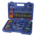 Screwdriver set in plastic case. 39pc S LI
