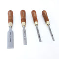 Set of bevel edge chisels PREMIUM, WOOD LINE PLUS 8-10-16-32
