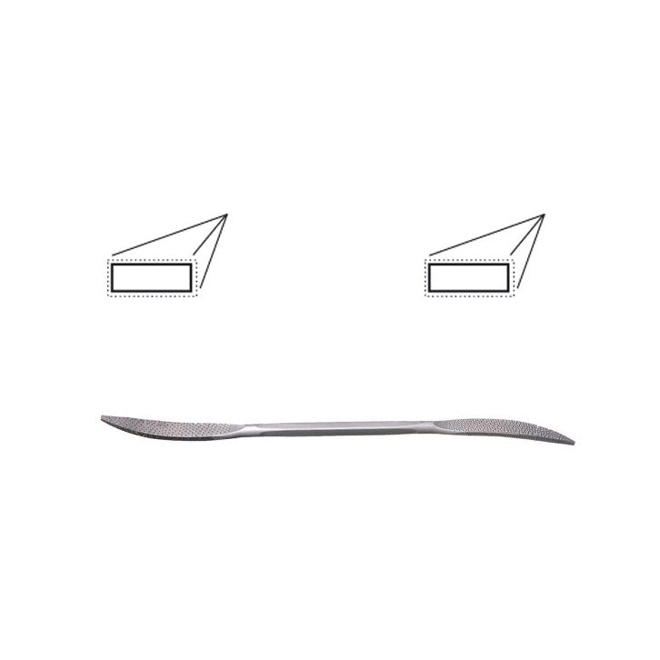 Riffler rasp, type 1 180 mm
