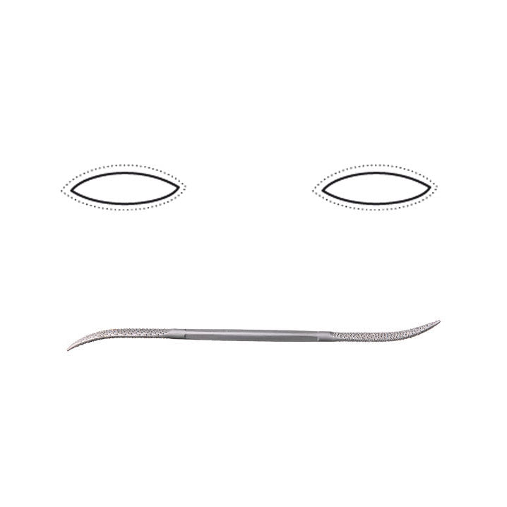 Riffler rasp, type 3 180 mm