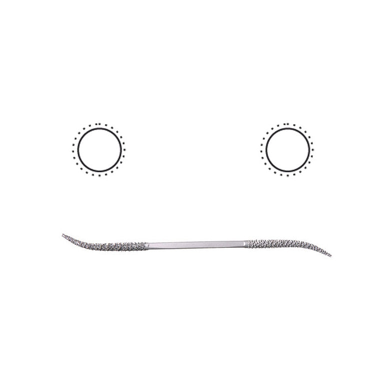 Riffler rasp, type 6 180 mm