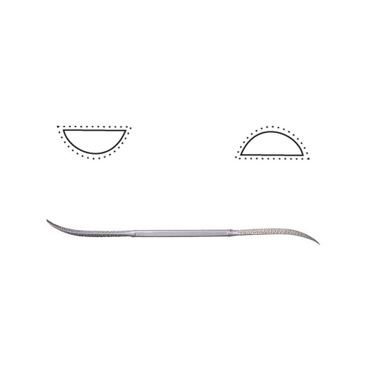 Riffler rasp, type 8 180 mm