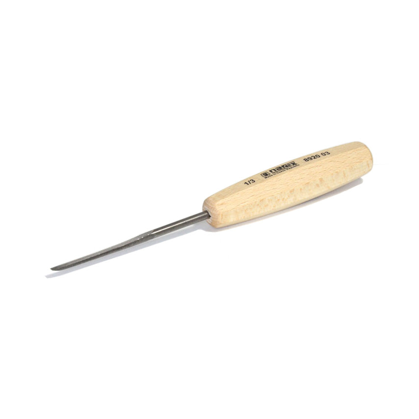 Straight carving chisel, WOOD LINE STANDARD 03 x 90 mm