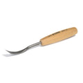 Left skew carving chisel, bent, WOOD LINE STANDARD 12 x 90 mm