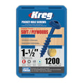 Kreg Pocket Hole Screws 38mm 1-1/2" Coarse Thread