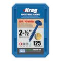 Kreg Blue-Kote WR Pocket Screws - 64mm / 2-1/2"  #8 Crse  Wa