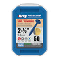 Kreg Blue-Kote WR Pocket Screws - 64mm / 2-1/2"  #8 Crse  Wa
