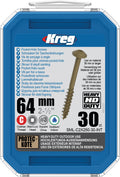 Kreg HD WR Pocket Screws - 64mm / 2-1/2"  #14 Coarse  Washer