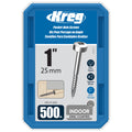 Kreg Pocket Screws - 25mm / 1"  #6 Fine  Pan-Head  500ct